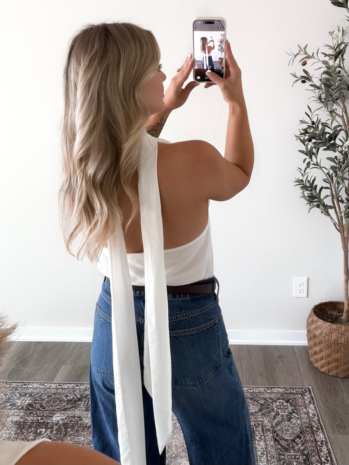 Debut Halter Cowl Neck Top