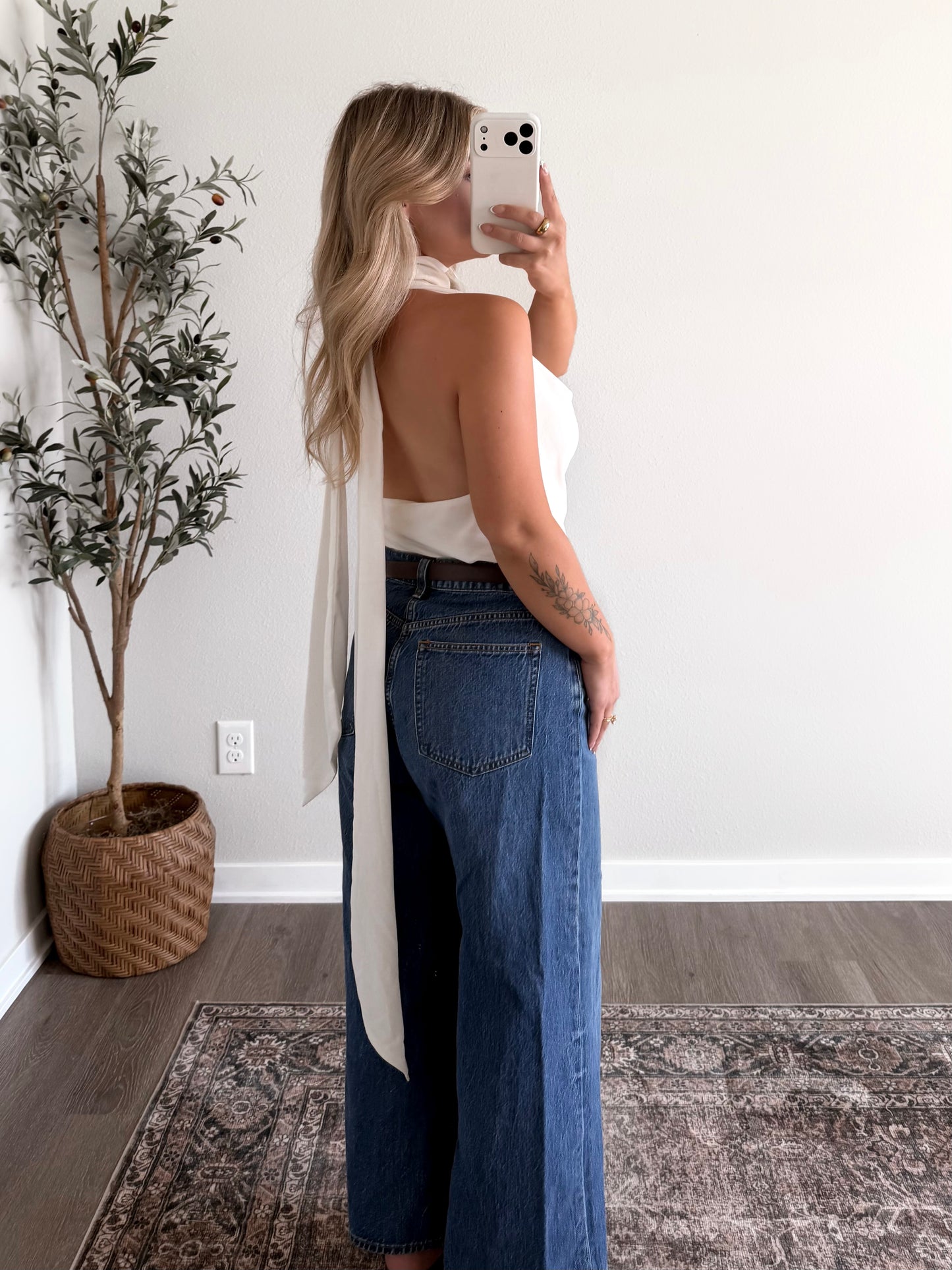 Debut Halter Cowl Neck Top