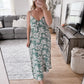 Sage Floral Midi Dress