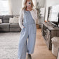 Free Spirit Chambray Denim Jumpsuit Final Sale