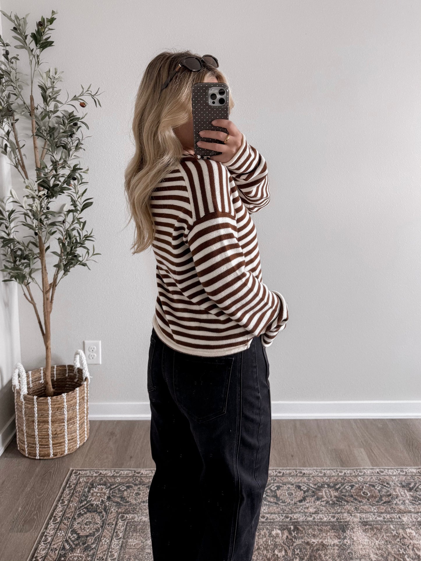 Harvard Row Striped Sweater