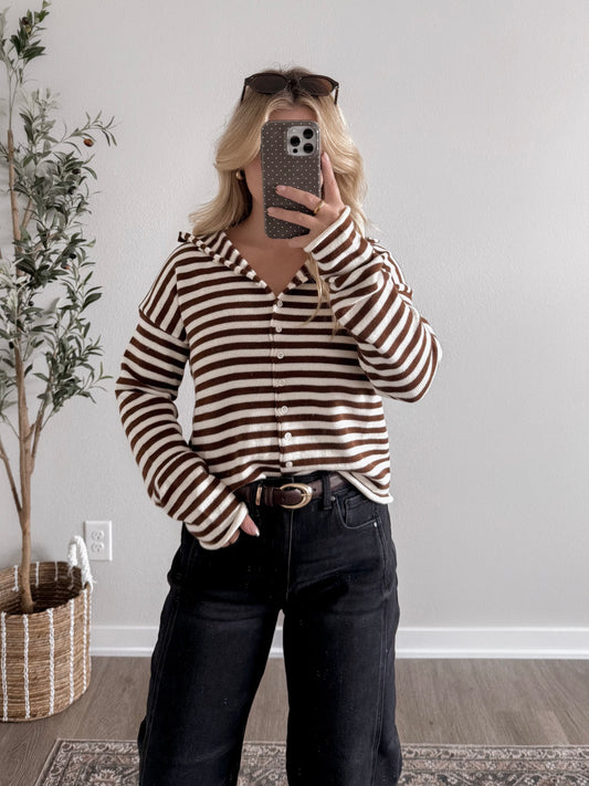 Harvard Row Striped Sweater