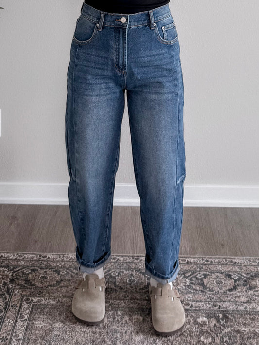 Hartley High Rise Barrel Jean (PREORDER - EST SHIP  10.7)