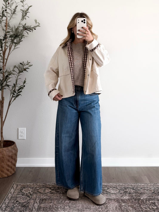 Brown Butter Cream Barn Jacket