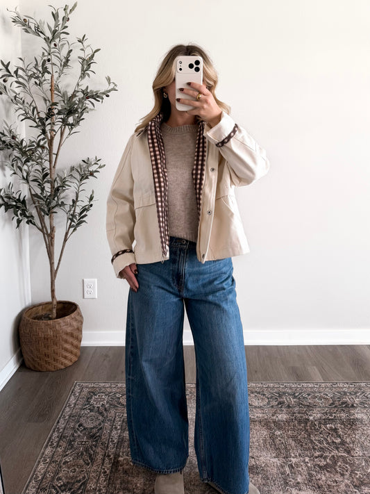 Brown Butter Cream Barn Jacket