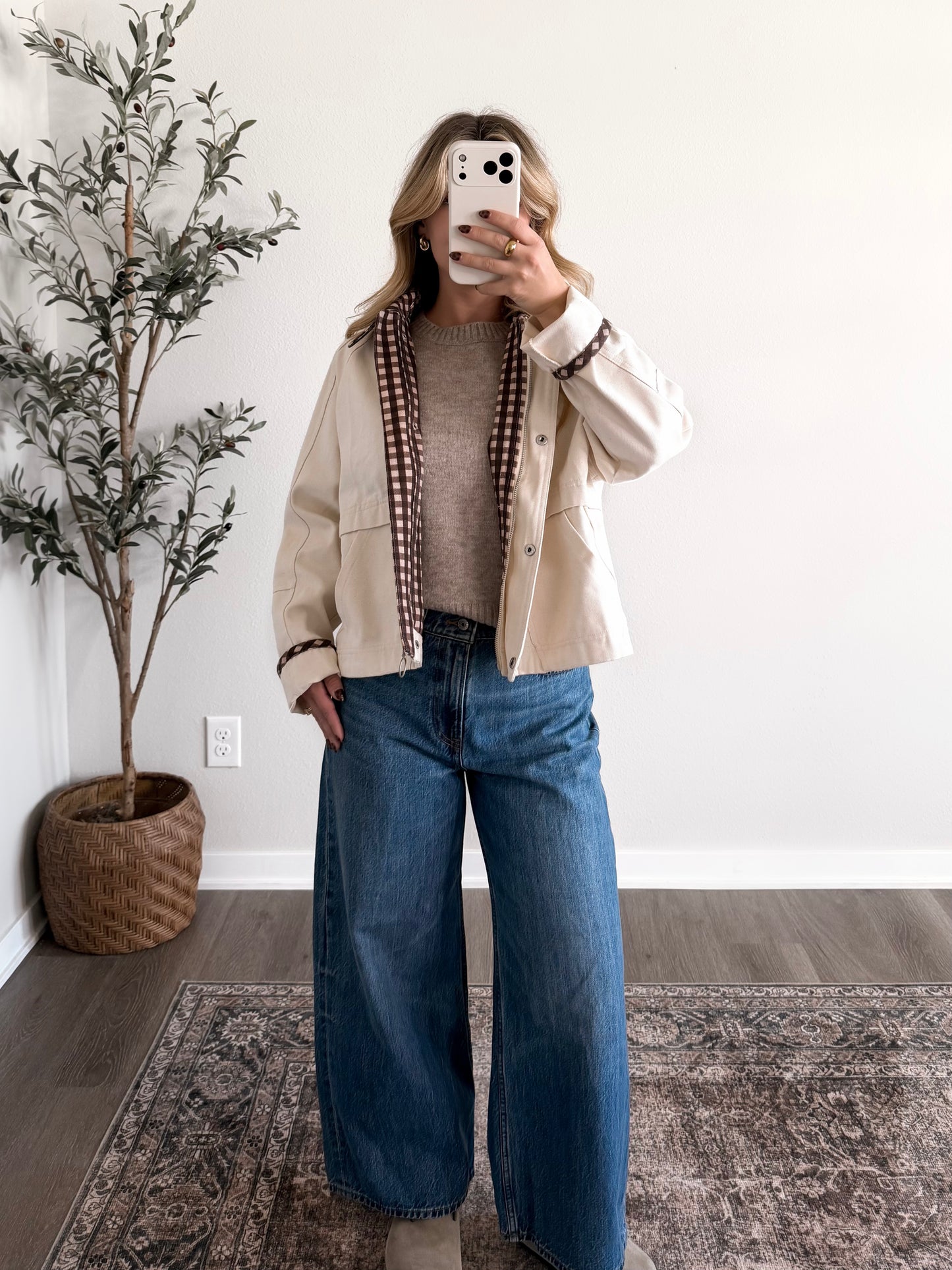 Brown Butter Cream Barn Jacket