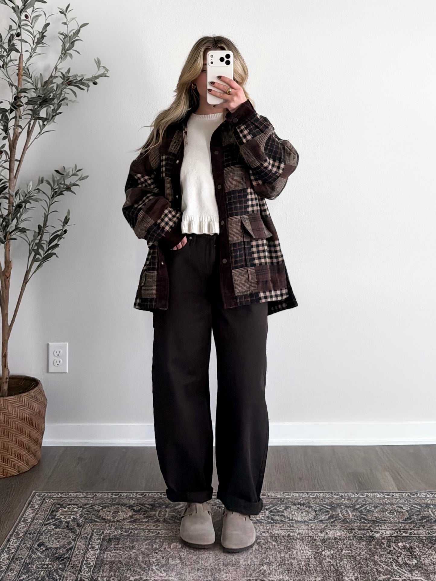 Gramps' Favorite Patchwork Shacket (Restocking 10.26 - we secured the last of the vendors inventory for this restock)