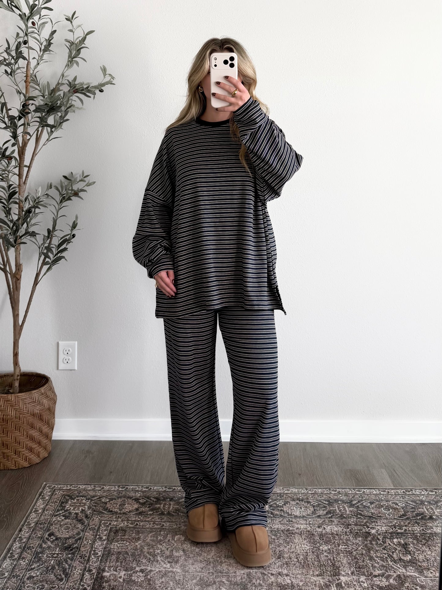 Sunday In October Lounge Set / Navy