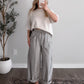 April Comfort Striped Barrel Pant (Restocking Mid April)
