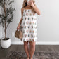 Flower Frame Floral Dress / Final Sale