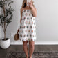 Flower Frame Floral Dress / Final Sale