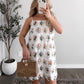 Flower Frame Floral Dress / Final Sale