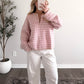 Strawberry Shortcake Gingham Sweater