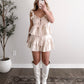 Honey & Cream Ruffle Short Set (PREORDER EST SHIP 3.31)