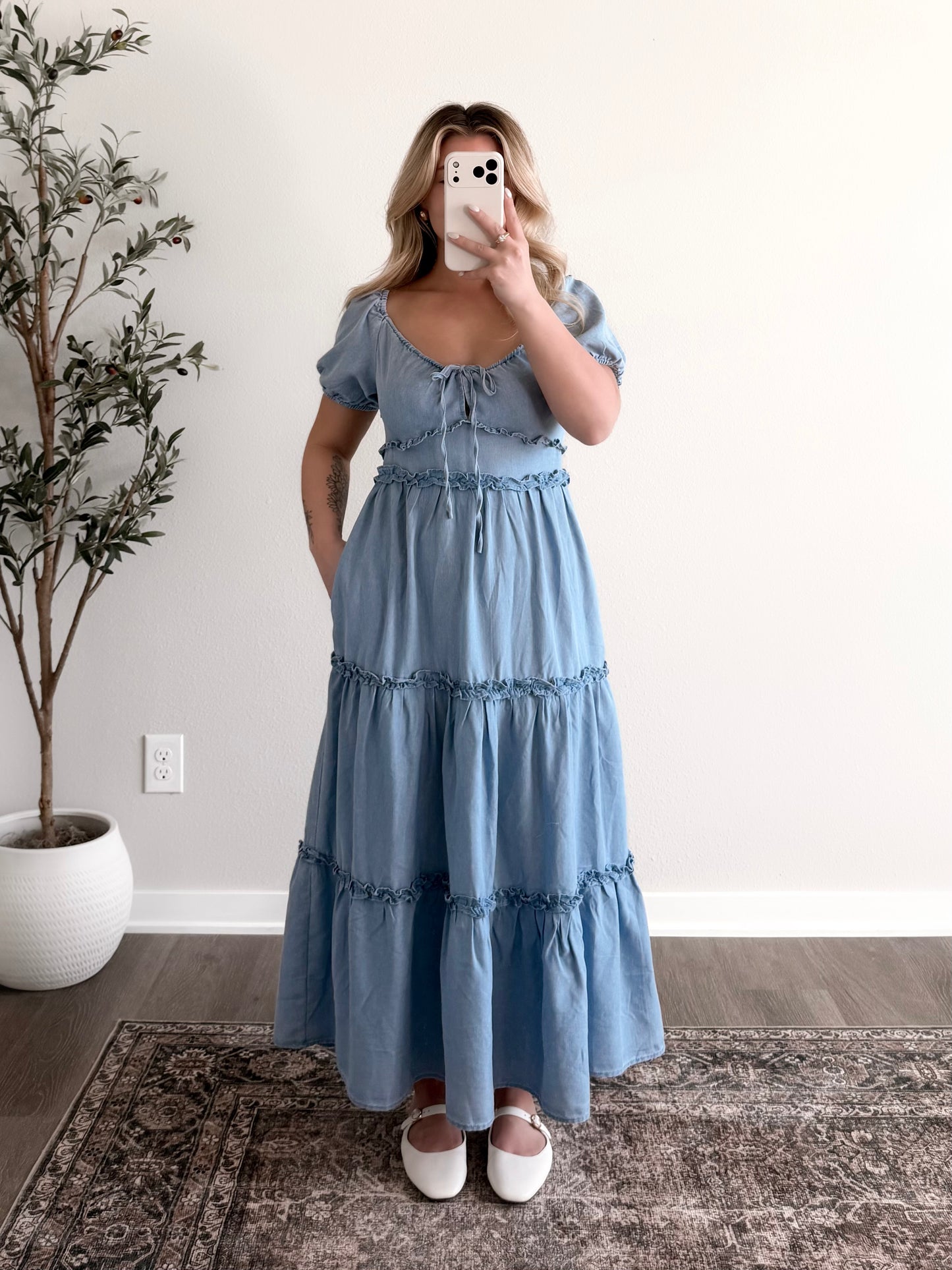 Darby Denim Midi Dress