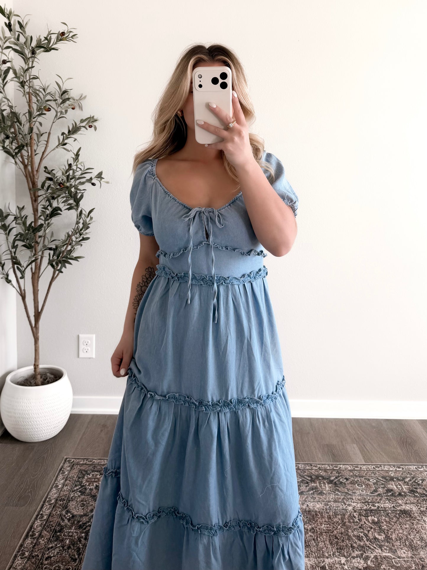 Darby Denim Midi Dress