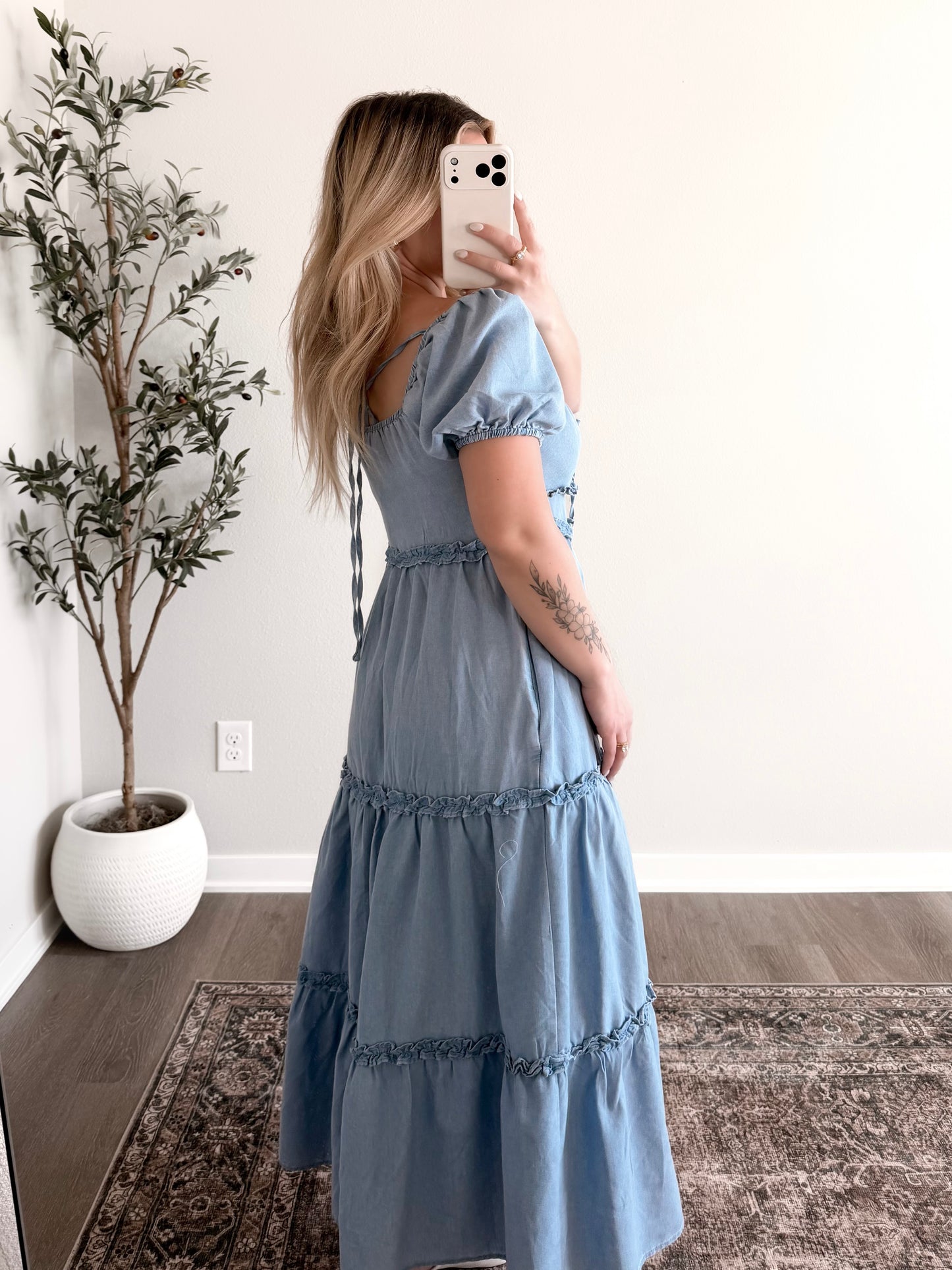 Darby Denim Midi Dress