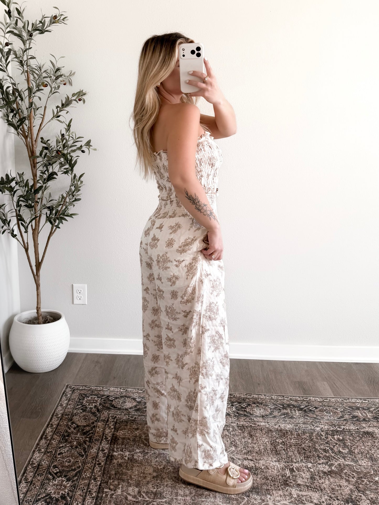 Golden Meadow Smocked Pant Set (PREORDER EST SHIP 3.31)