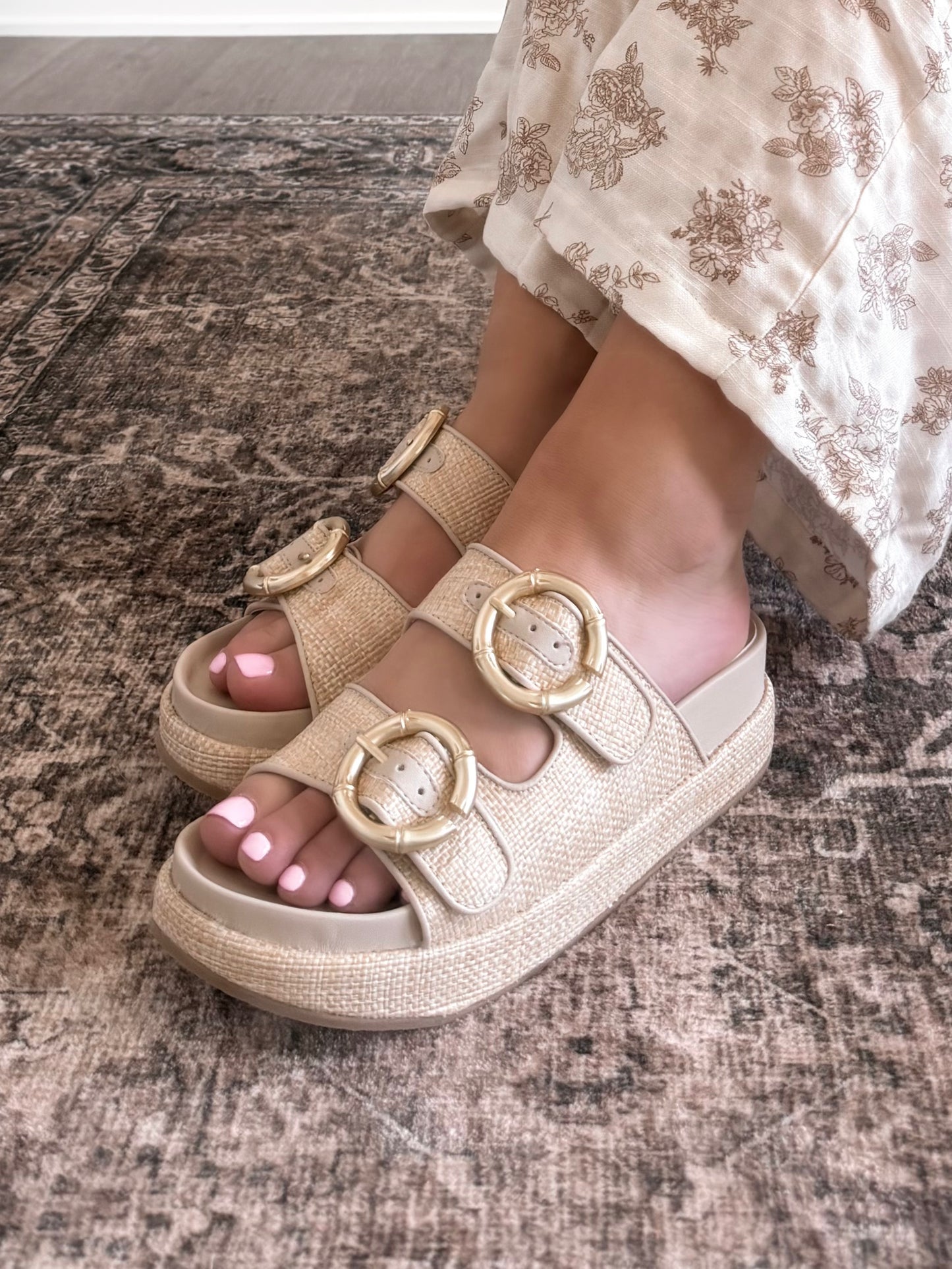 The Lori Woven Platform Sandal