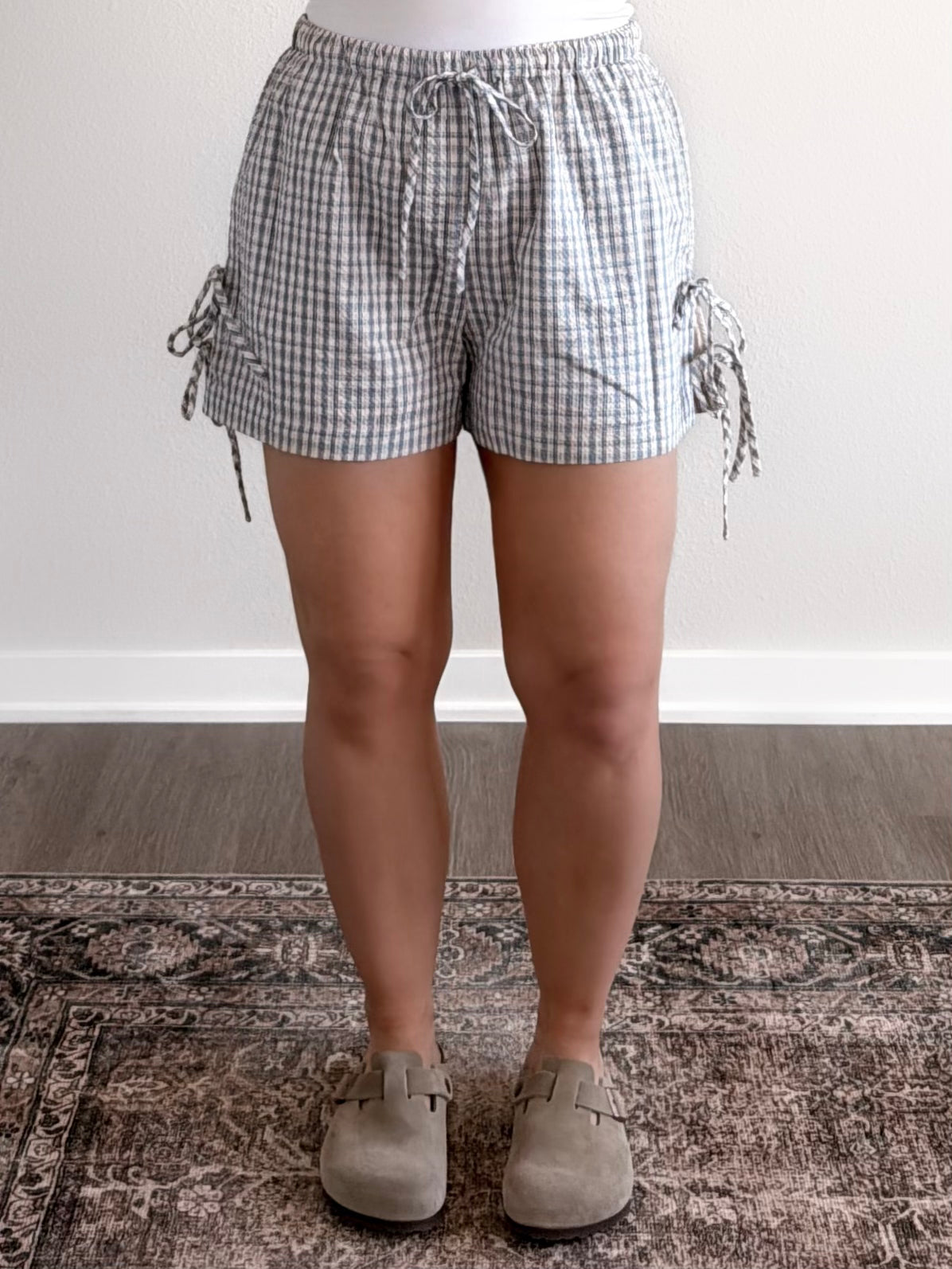 Blueberry Patch Gingham Short