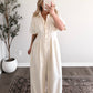 Coconut Cream Wide Leg Jumpsuit