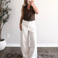 Sunkissed Cocoa Knit Halter Top