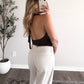 Sunkissed Cocoa Knit Halter Top