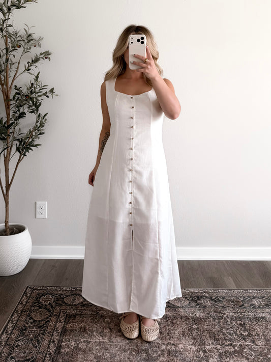 Celine Ivory Midi Dress