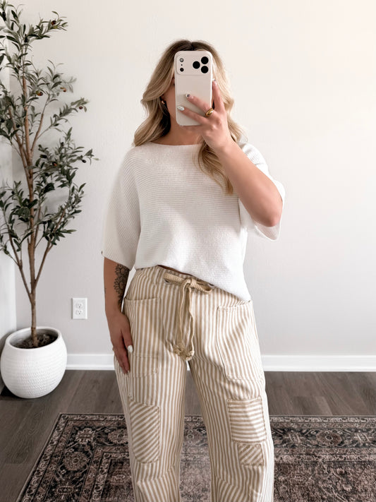 Rowan Ribbed Knit Top