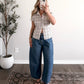 Texas Check Button Down Top