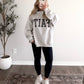 "Faith" Oversized Mockneck Pullover