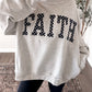 "Faith" Oversized Mockneck Pullover