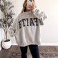 "Faith" Oversized Mockneck Pullover