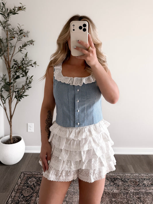 Southern Sweet Gingham Top