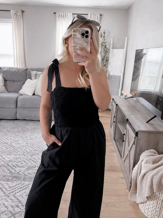 All In The Details Crochet Jumpsuits Final Sale