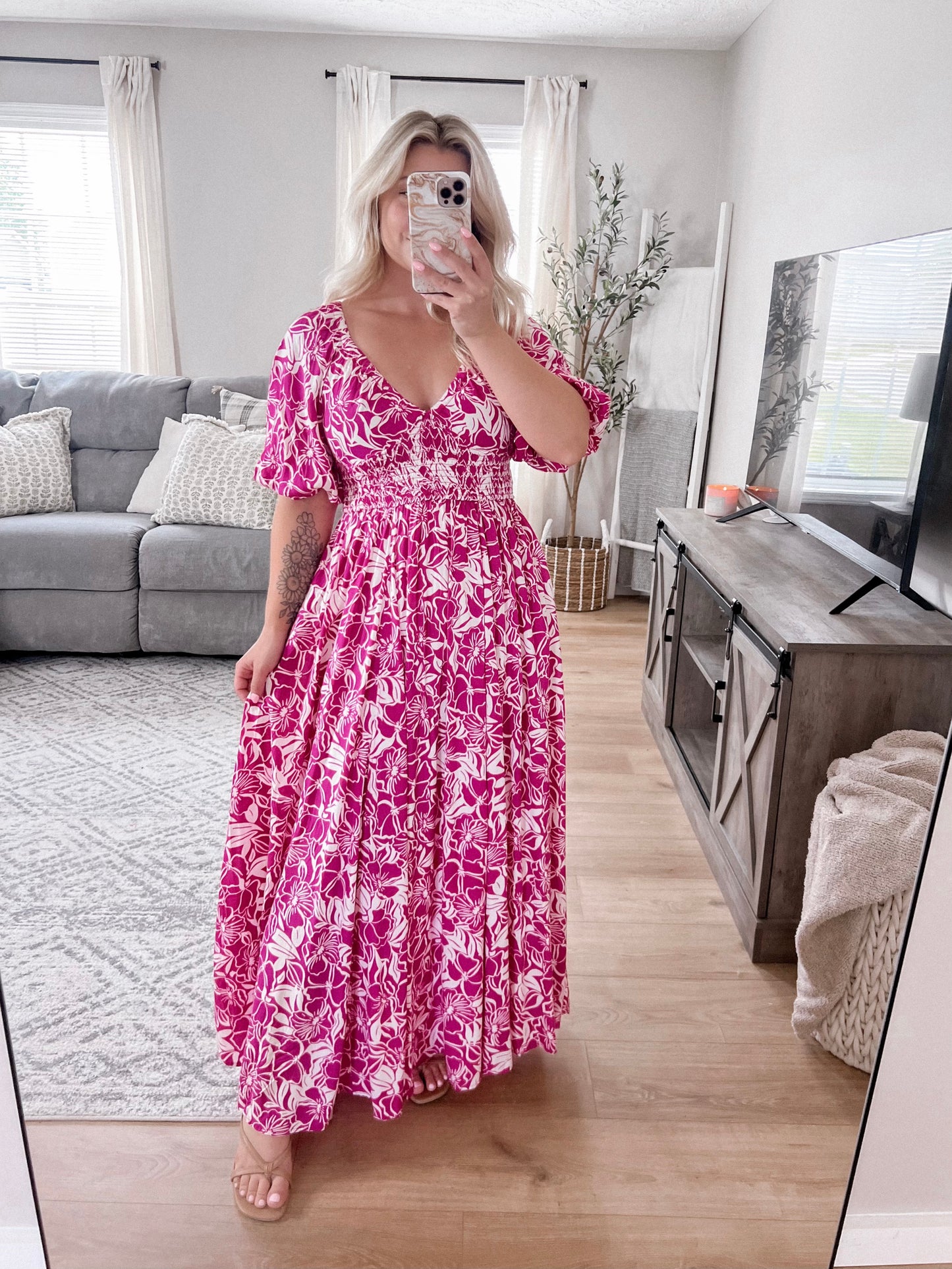 Radiant Life Floral Maxi Dress