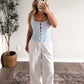June Gingham Eyelet Top