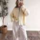 Cozy Club Knit Cardigan / Butter Blue