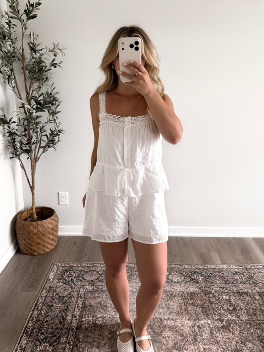 Nantucket Lace Romper