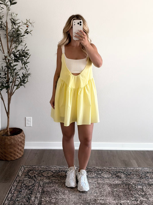 Soft Serve Active Dress / Lemon