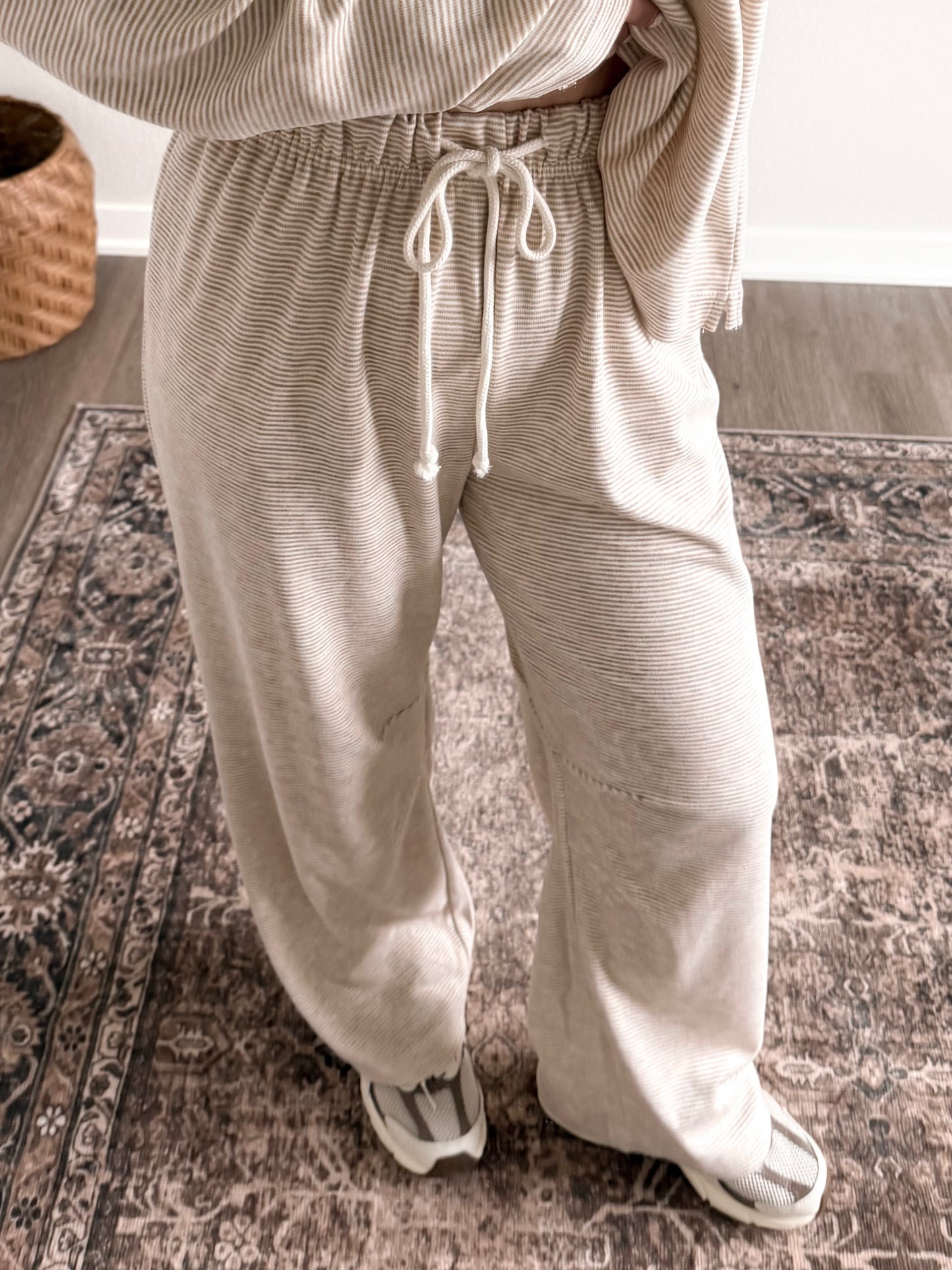 Natural State Stripe Lounge Set