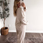 Natural State Stripe Lounge Set