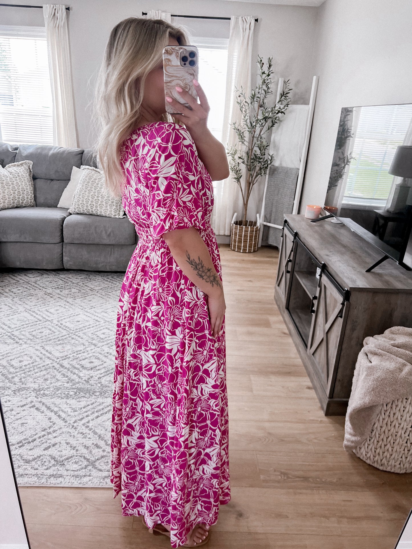 Radiant Life Floral Maxi Dress