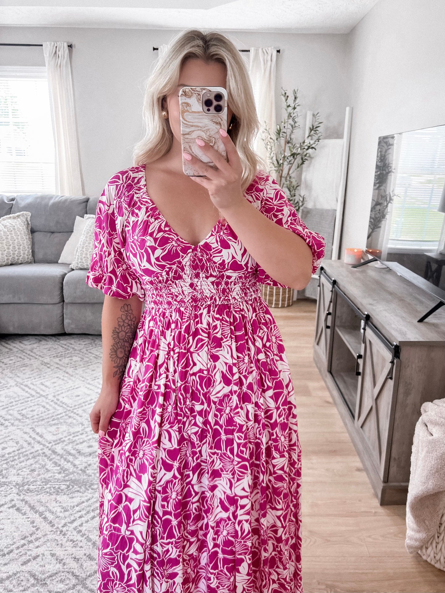 Radiant Life Floral Maxi Dress