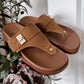 The Gigi Cognac Sandal