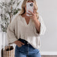 On Repeat Knit Sweater / Sand Beige