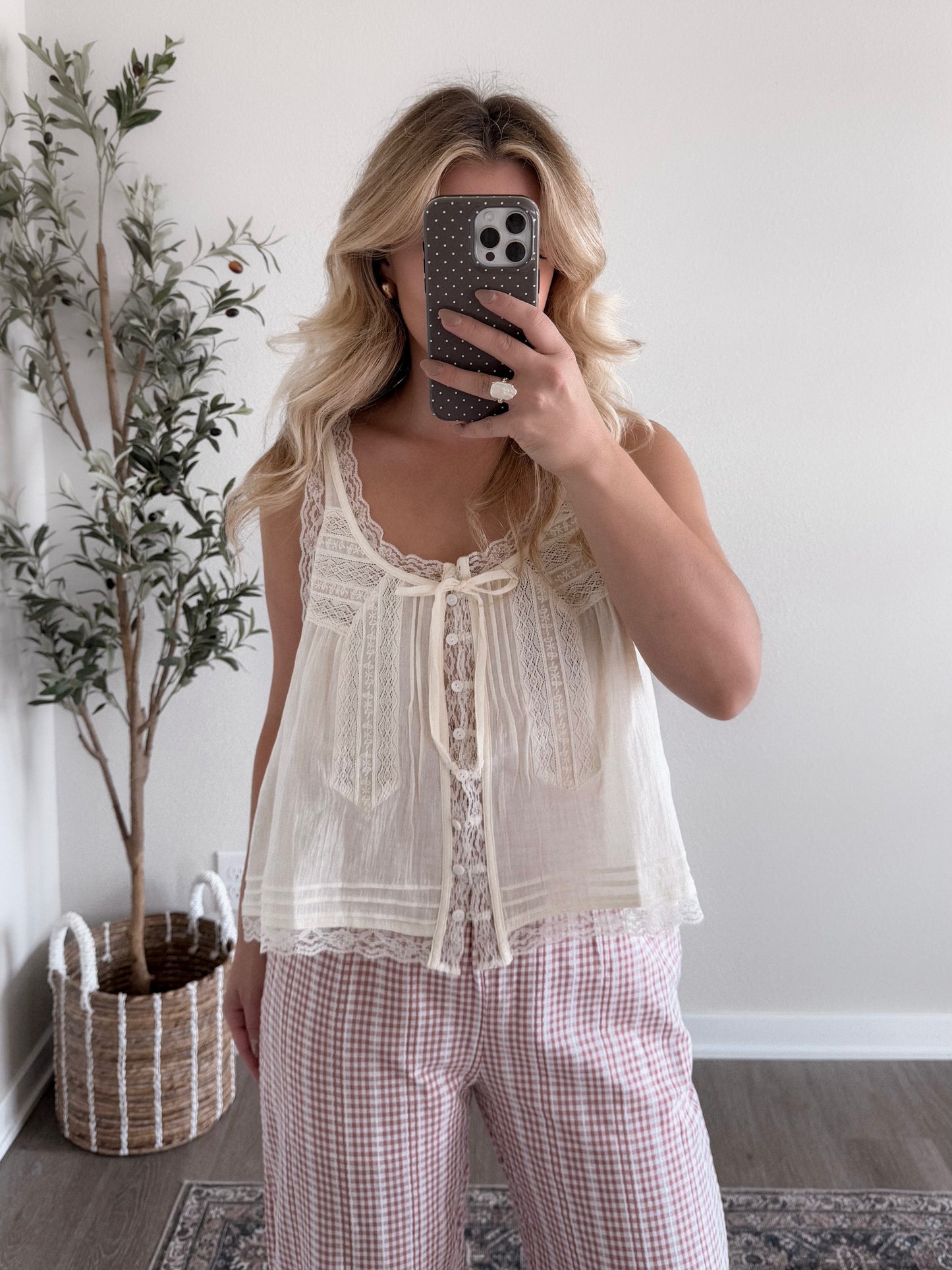 Honey & Cream Lace Top (Restocking Mid October)