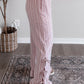 Cottage Gingham Tie Pant / Rosewood