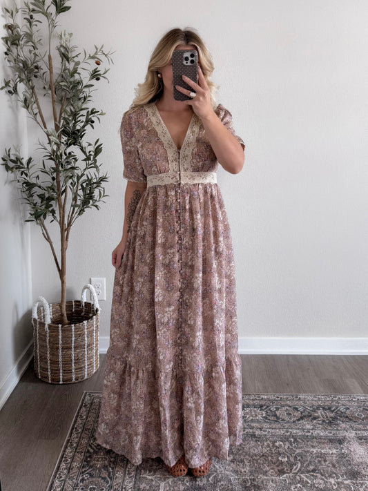Antoinette Floral Maxi Dress