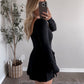 Motion Athleisure Long Sleeve Romper / Black